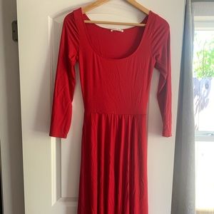 Reformation Lou Midi Dress Small